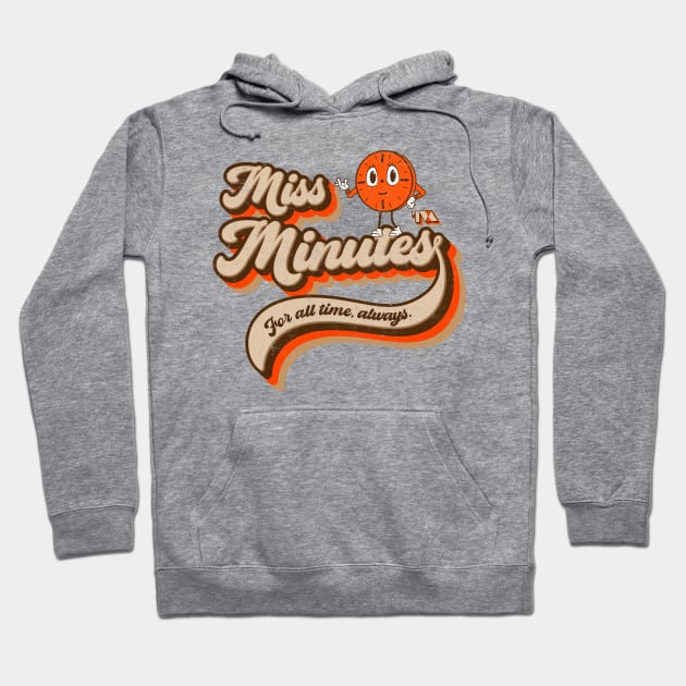 MISS MINUTES Hoodie by DrMonekers